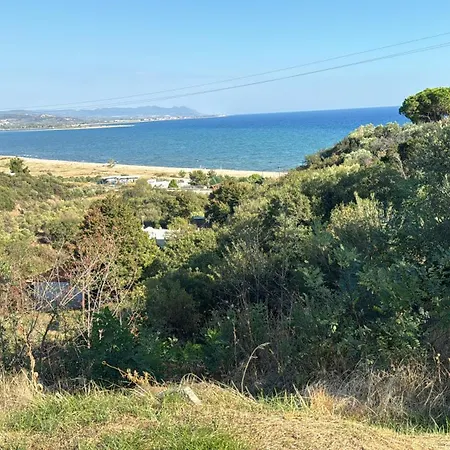 Panoramic Greek View Campsite, No Electric, Wc, Water, Bring Your Own Tent Or Camper, Uphill Access From The Main Road, Amazing Views, 5 Minute Walk To Asprovalta Sandy